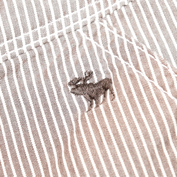 Abercrombie & Fitch Vintage Striped Shorts - Picture 5 of 6